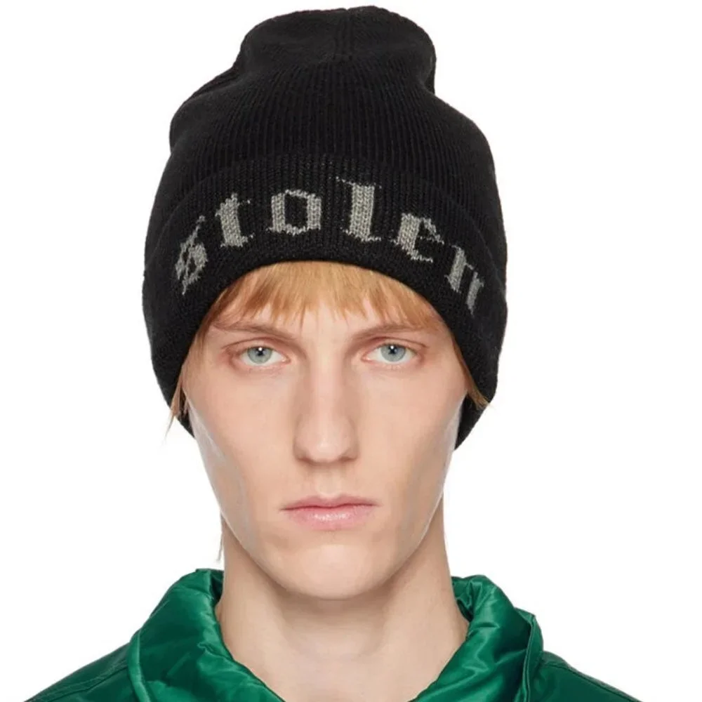 STOLEN GIRLFRIENDS CLUB Black Gothic Beanie - NEW